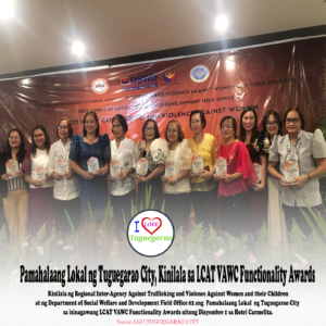 LGU Tuguegarao Kinilala sa LCAT VAWC